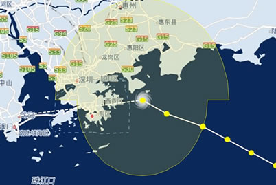 廣東臺風最新消息 第7號臺風洛克將登陸深圳香港