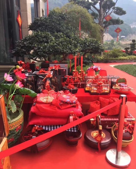 浙江現天價嫁妝