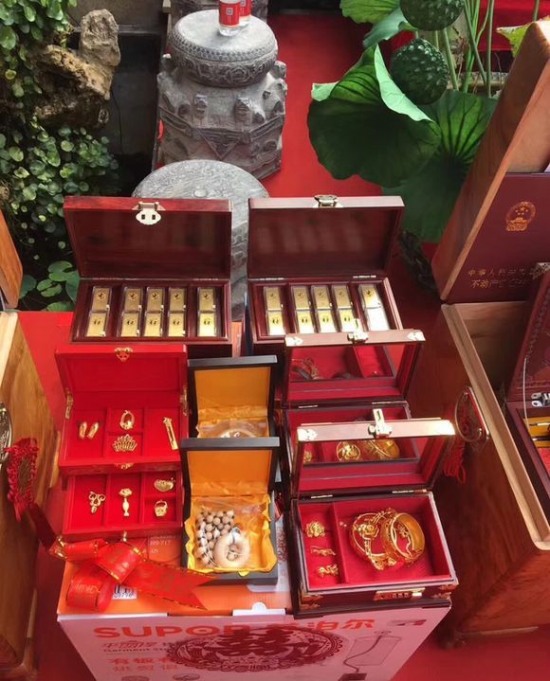 浙江現天價嫁妝