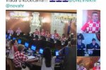 克羅地亞政府穿球衣開會
