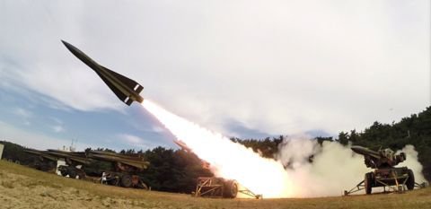 韓愛國者導彈爆炸