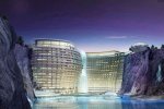 中國再造建筑奇跡 上海世茂深坑洲際酒店