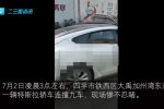大禹加州車禍 7月2日四平大禹加州灣特斯拉連撞九車