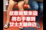上海地鐵11號一男子咸豬手被抓