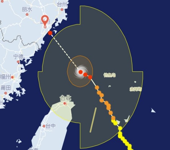臺風(fēng)黑格比路徑