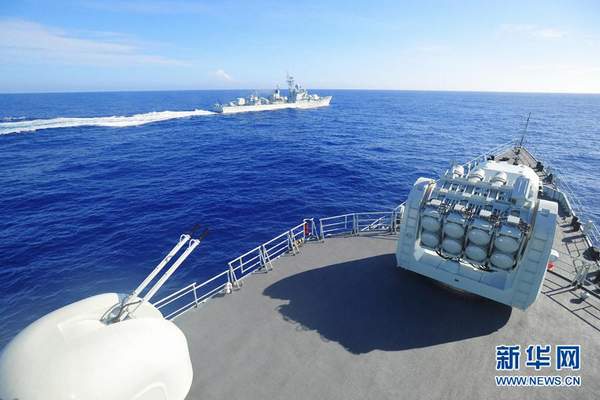 日媒稱(chēng)中國(guó)海軍南海實(shí)彈演習(xí)施壓菲律賓