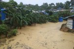 洪水襲擊孟加拉國羅興亞難民營 數千人流離失所