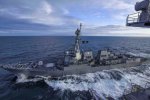 美艦過航臺灣海峽 我國防部回應表示譴責