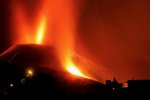 西班牙坎布雷別哈火山噴發