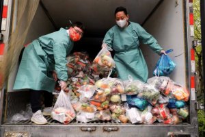 上海新冠疫情封鎖確保食品供應