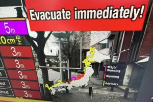 日本強烈地震后的海嘯威脅已基本過去