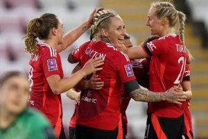 女子足總杯四分之一決賽曼聯3比1桑德蘭