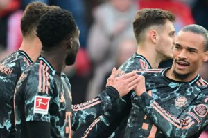 德甲柏林聯合1-1拜仁慕尼黑