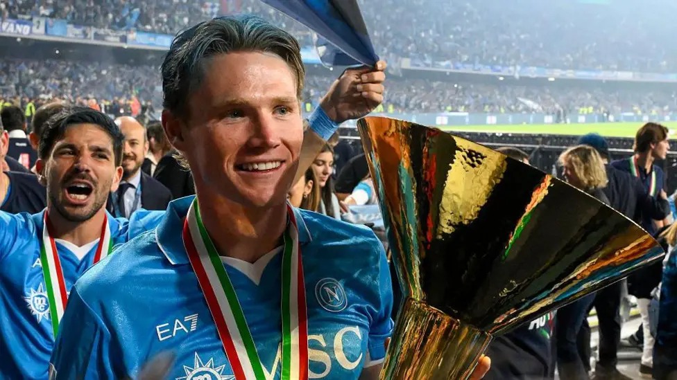 斯科特·麥克托米奈被評為上賽季意甲最有價值球員