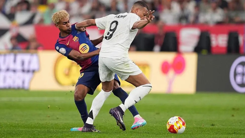 拉明·亞馬爾和基利安·姆巴佩是西甲聯賽的兩位招牌球星